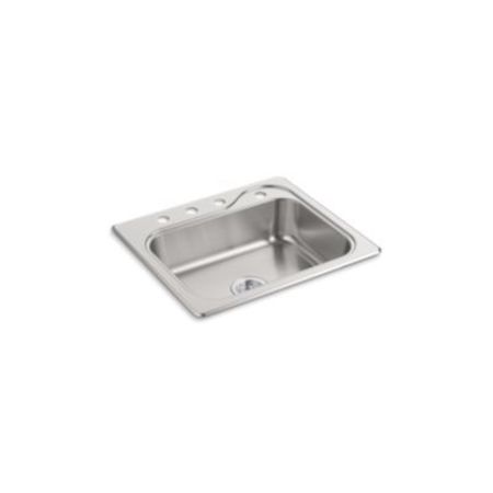 STERLING Southhaven 25X22X7 Sgl Basin Sink F11404-4-NA